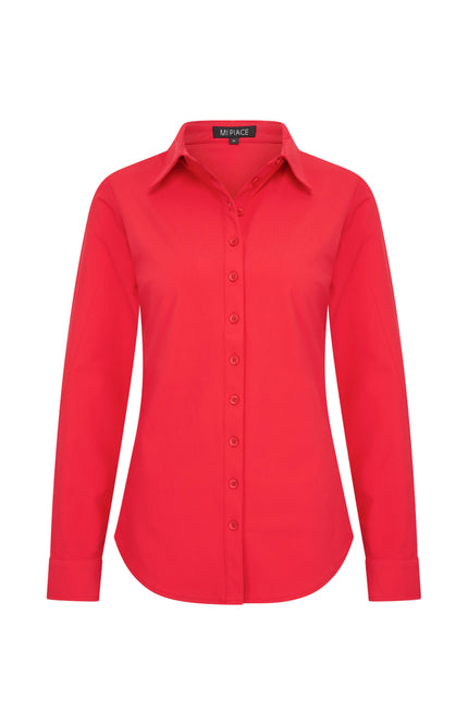 Mi Piace Travel Blouse Red 60840 Stretchshop.nl