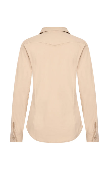 Mi Piace Travel Blouse Sand 60840 Stretchshop.nl