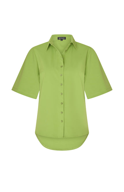 Mi Piace Travel Blouse Wijde Mouw Kelp Forest 202502 Stretchshop.nl