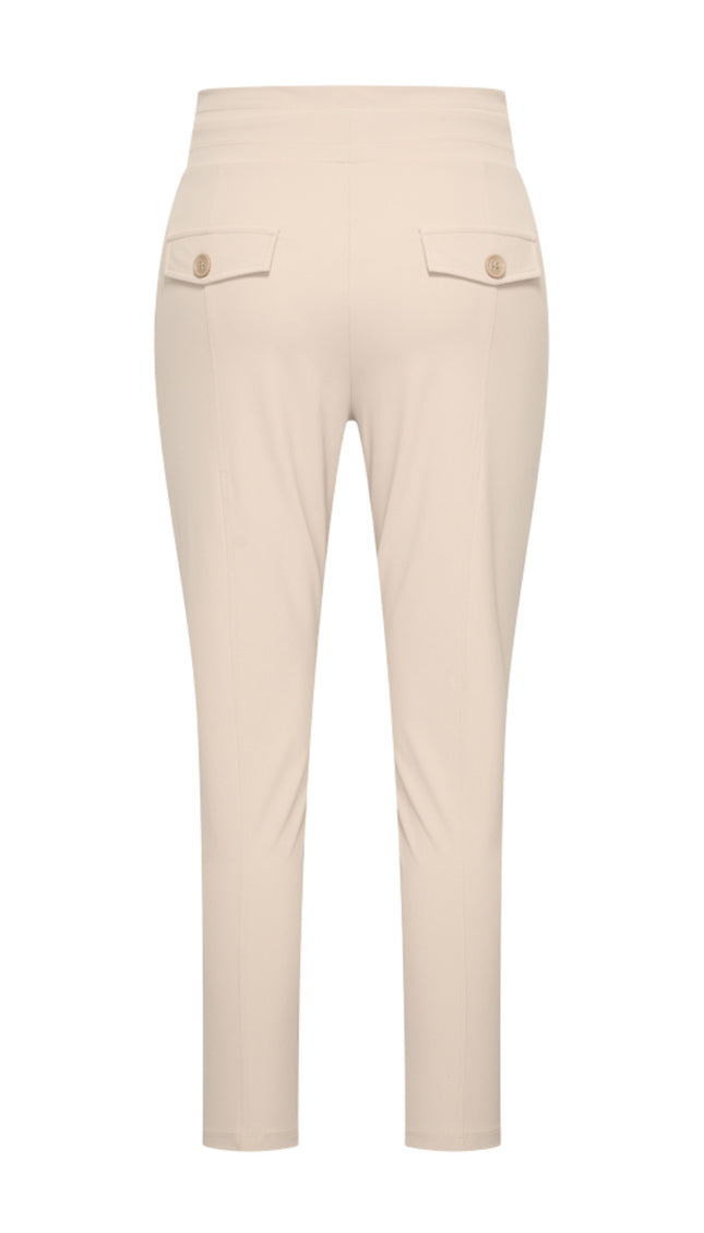 Mi Piace Travel Broek 7/8 Beige 202024 Stretchshop.nl