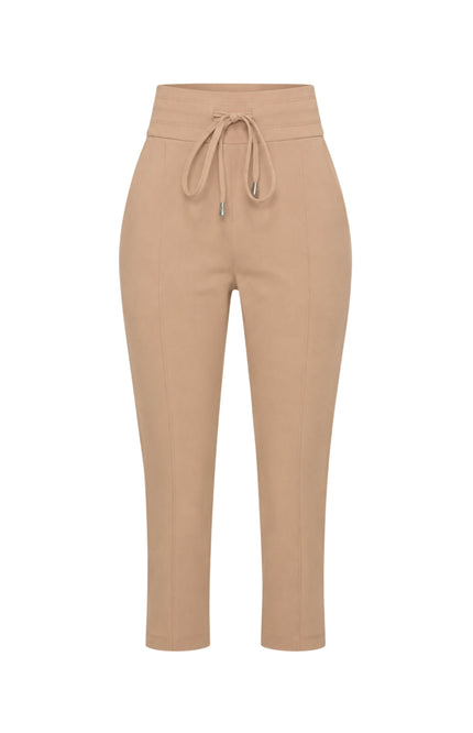 Travel Broek Capri Latte 202820