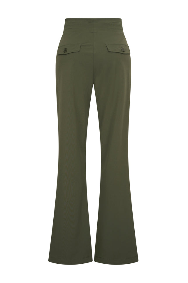 Mi Piace Travel broek flared deep depth 202089 Stretchshop.nl