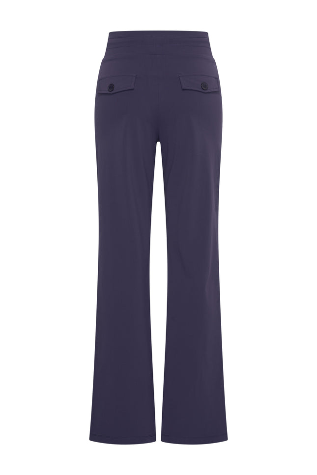 Heavy Travel Broek Flared Navy 202136