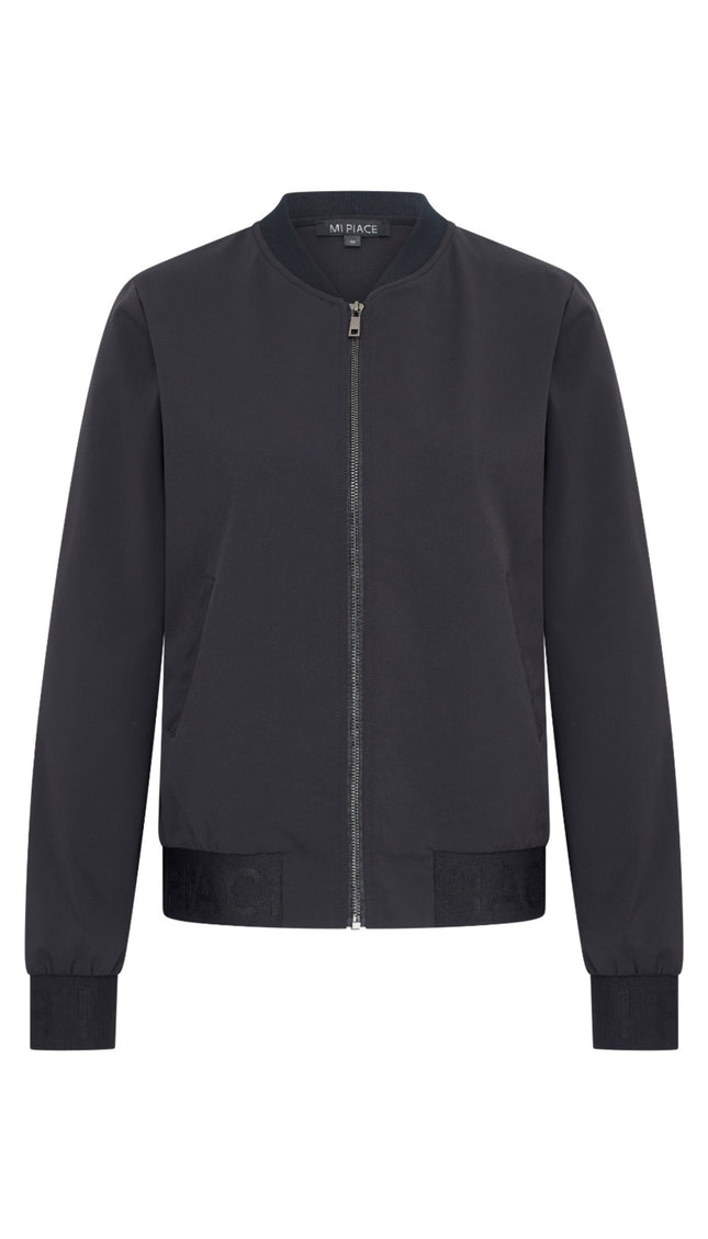 Mi Piace Travel Jacket Logo Black 202250 Stretchshop.nl
