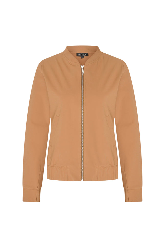 Mi Piace Travel Jacket Mocca 202463 Stretchshop.nl