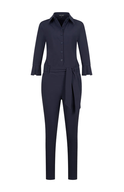 Mi Piace Travel Jumpsuit Navy 202033 Stretchshop.nl