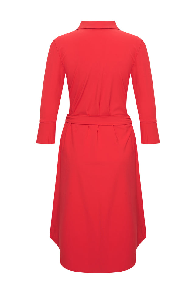 Mi Piace Travel Jurk Red 202092 Stretchshop.nl