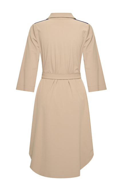Travel Jurk Tape Latte 202665