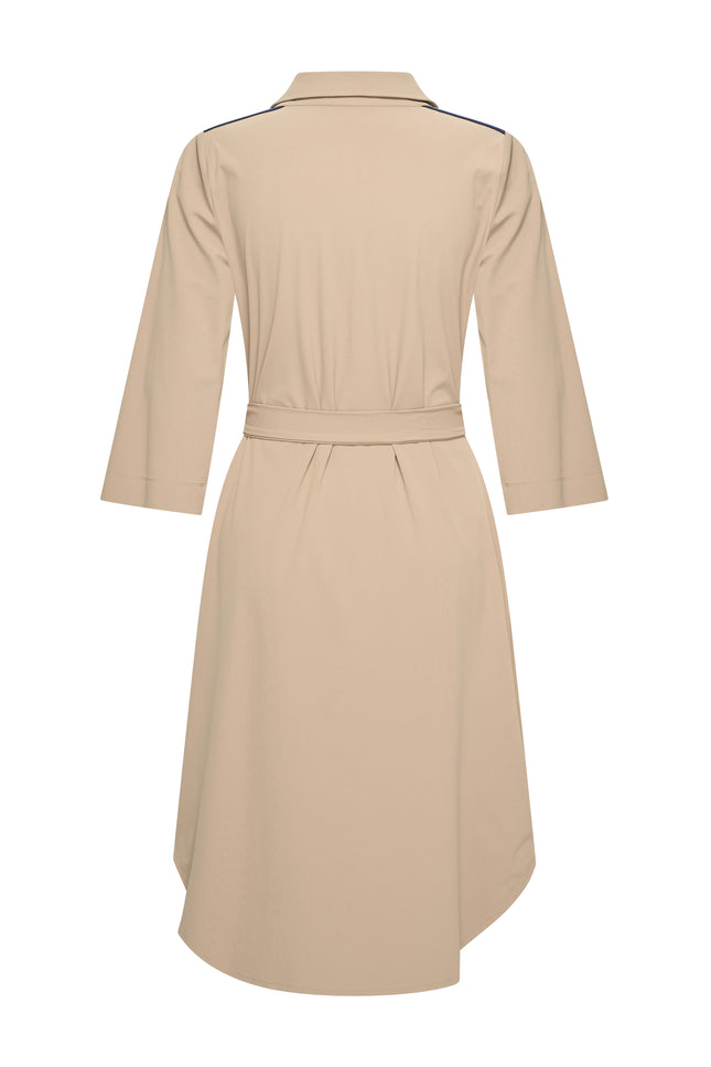 Travel Jurk Tape Latte 202665