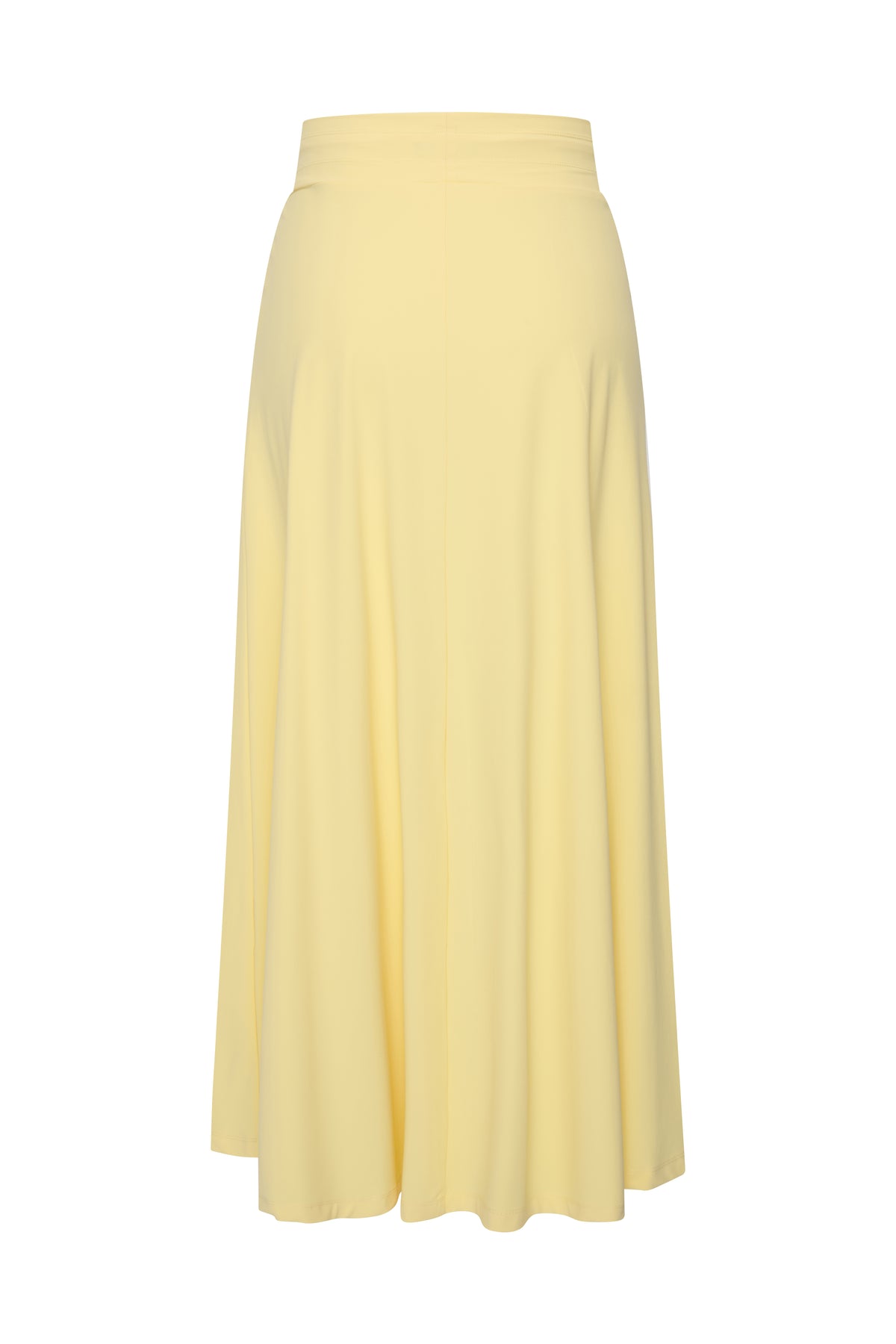 Lemon gele travel rok van Mi Piace, korte rok met elastische taille en vrolijk print, geschikt voor zomerse gelegenheden