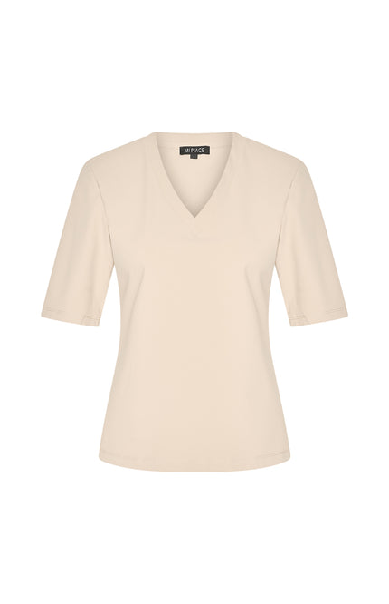 Mi Piace Travel Top Beige 202271 Stretchshop.nl
