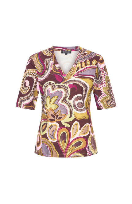 Travel Top Big Paisley Print Multicolour 202271