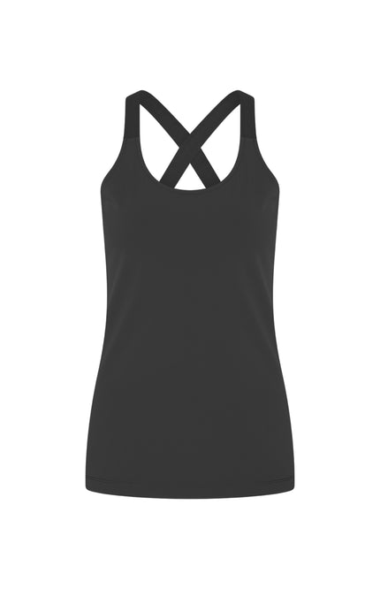 Travel Top Cross Band Black 202531