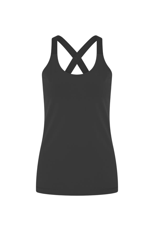 Travel Top Cross Band Black 202531