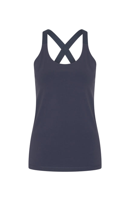Mi Piace Travel Top Cross Band Navy 202531 Stretchshop.nl