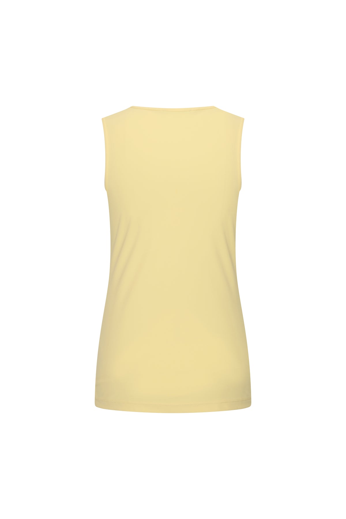 Lemon gele Travel Top van Mi Piace, casual top met korte mouwen en ronde hals, geschikt voor reizen en dagelijks gebruik.