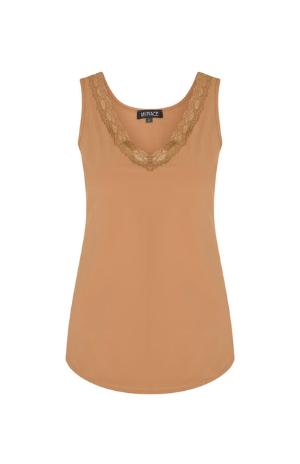 Mi Piace Travel Top Mocca 202129 Stretchshop.nl