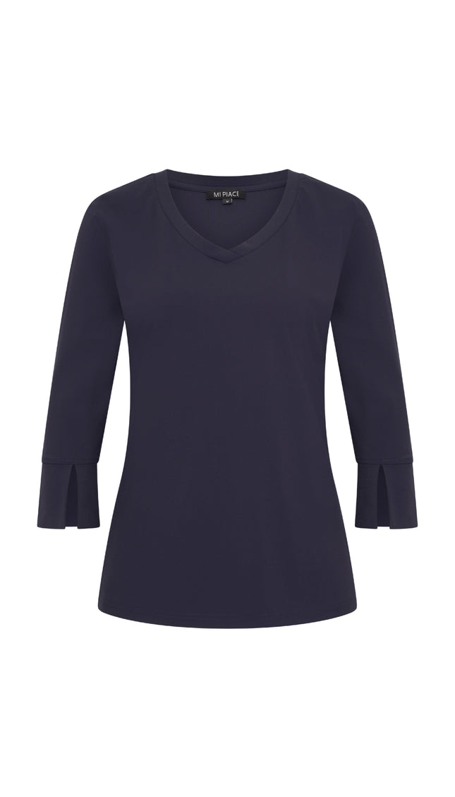 Mi Piace Travel top navy 202095 Stretchshop.nl