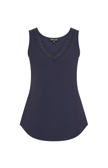 Mi Piace Travel Top Navy 202129 Stretchshop.nl