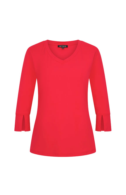 Mi Piace Travel Top Red 202095 Stretchshop.nl