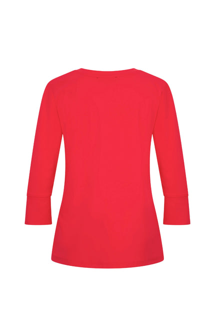 Mi Piace Travel Top Red 202095 Stretchshop.nl