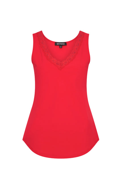 Mi Piace Travel Top Red 202129 Stretchshop.nl