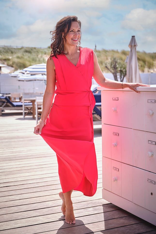 Mi Piace Travel Top Red 202508 Stretchshop.nl