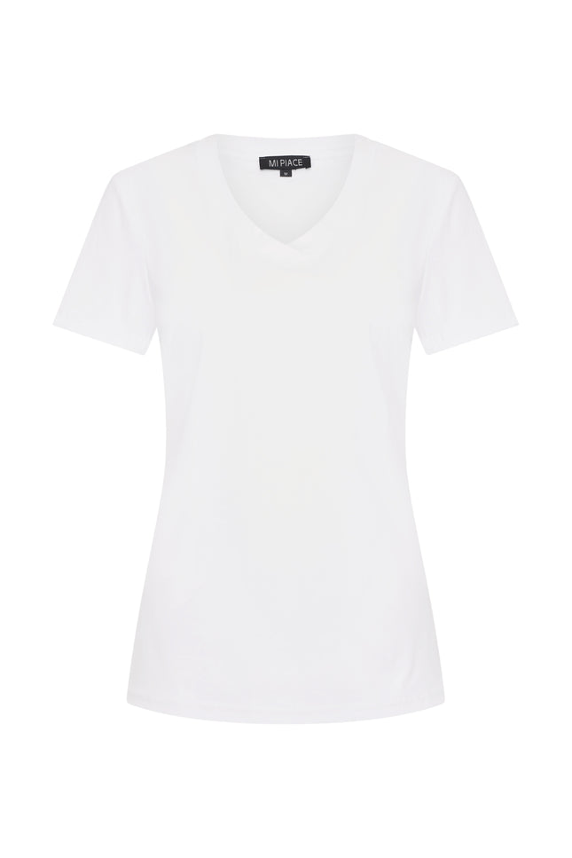 Mi Piace Travel Top White 202080 Stretchshop.nl
