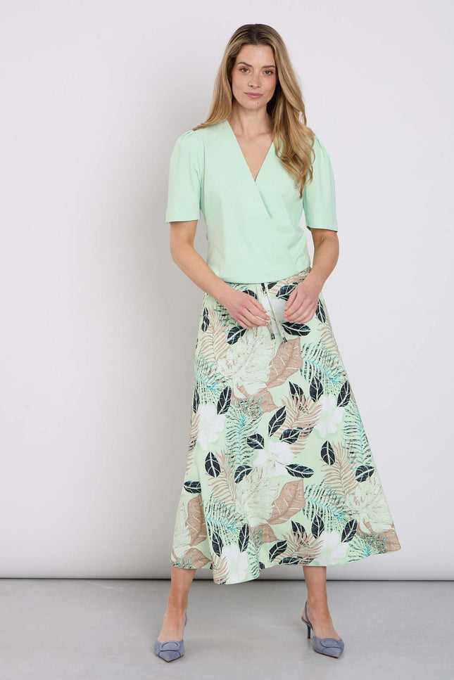 Mi Piace Travel Top Wrap Pistachio 202838 Stretchshop.nl