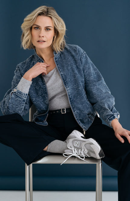 Jacket Patrick Faded Blue Print