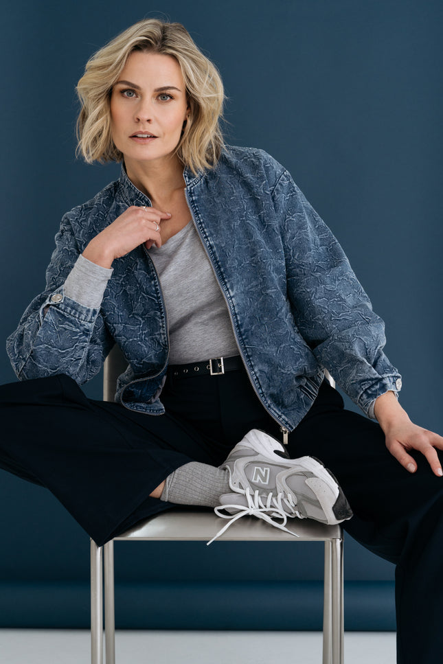 Jacket Patrick Faded Blue Print