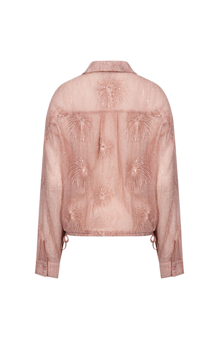Blouse Ally Embroidery Rose NKF02136