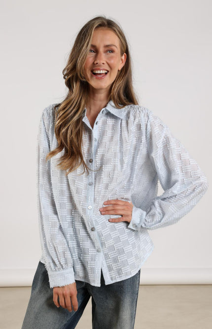 Nukus Blouse Fenne Ice NKF02028 Stretchshop.nl