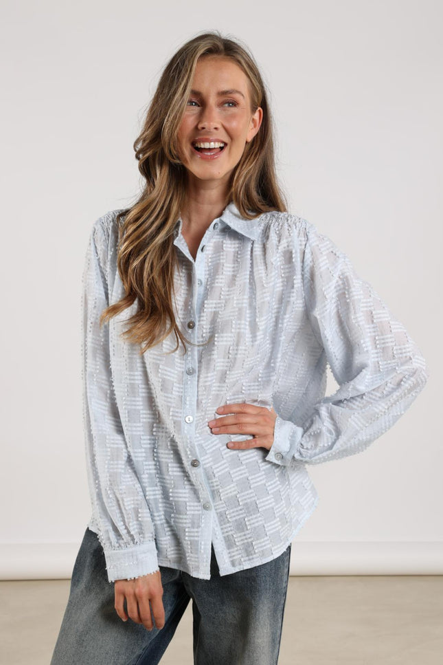 Nukus Blouse Fenne Ice NKF02028 Stretchshop.nl