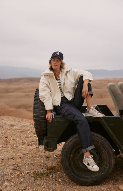 Nukus Broek Flora Dark Denim NKS09021 Stretchshop.nl