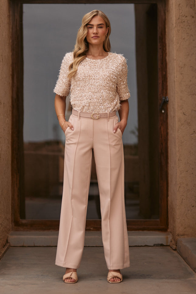 Nukus Broek Jill Powder NKS09033 Stretchshop.nl