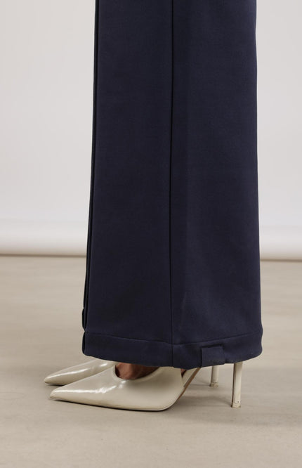 Nukus Broek Jill Scuba Navy NKS09008 Stretchshop.nl