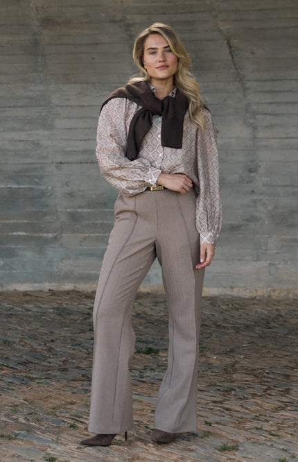 Broek Jill Taupe NKF09077