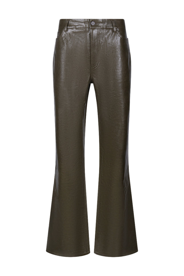 Broek Patricia PU Moss NKF09107