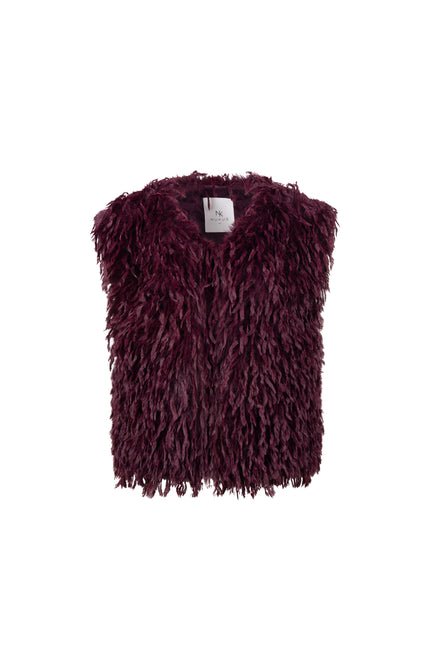 Gilet Mila Feather Cherry NKF08026