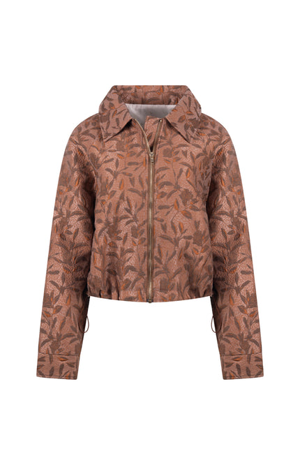 Jacket Daisey Flower Toffee NKF13122