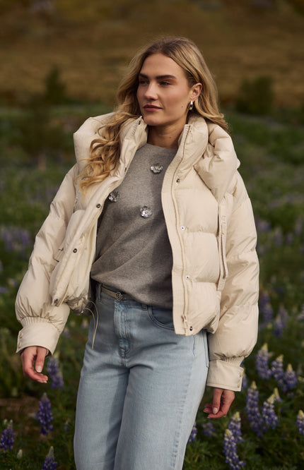 Nukus Jacket Emilia Sand NKF13075 Stretchshop.nl