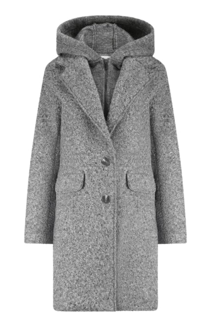 Nukus Jacket Inna Boucle Antracite NKF12003 Stretchshop.nl
