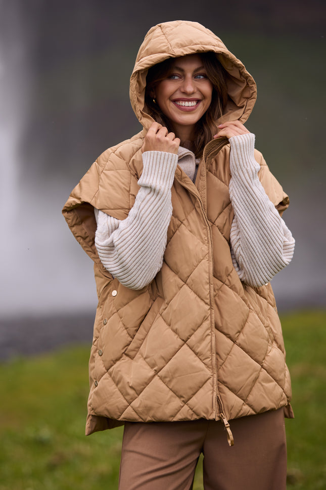 Nukus Jacket Willow Camel NKF13062 Stretchshop.nl