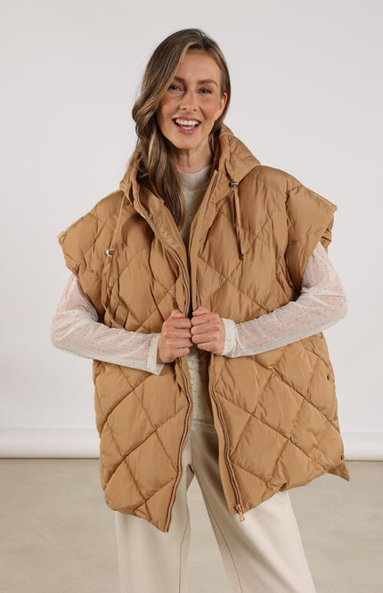 Nukus Jacket Willow Camel NKF13062 Stretchshop.nl