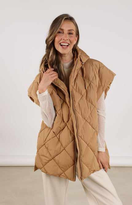 Nukus Jacket Willow Camel NKF13062 Stretchshop.nl