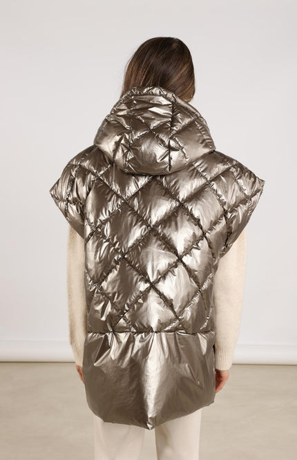 Nukus Jacket Willow Metallic Fango NKF13063 Stretchshop.nl