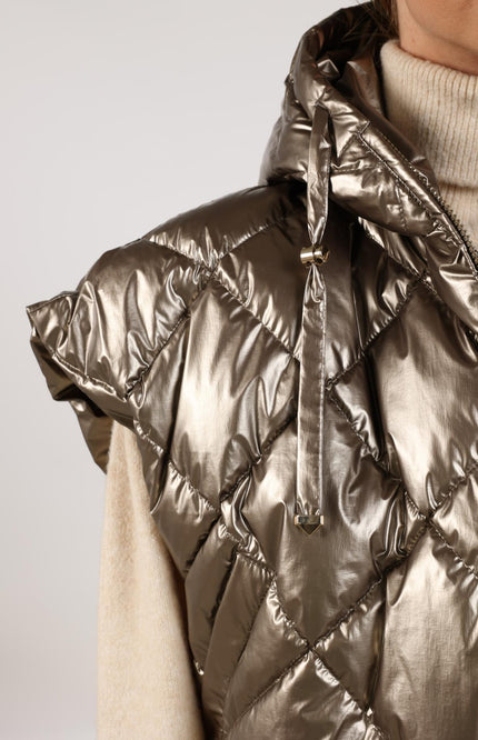 Nukus Jacket Willow Metallic Fango NKF13063 Stretchshop.nl