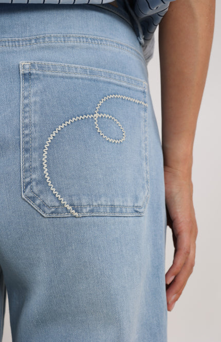 Nukus Jeans Scarlet Bleached Denim NKS09061 Stretchshop.nl