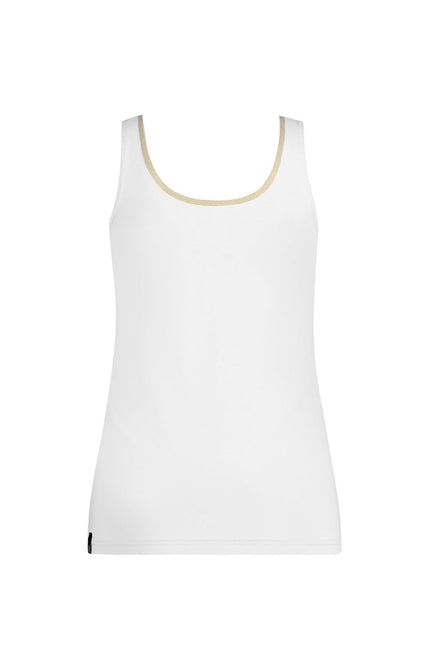 Nukus Juba singlet white SS23106 Stretchshop.nl